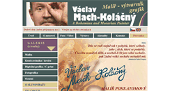 Desktop Screenshot of mach-kolacny.cz